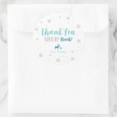 Winter wonderland, heel erg bedankt sticker (Tas)