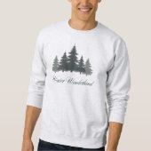 Winter Wonderland heren sweatshirt (Voorkant)