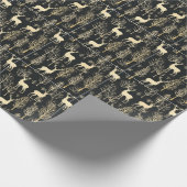 Winter Wonderland Herten Gift Cadeaupapier (Hoek)