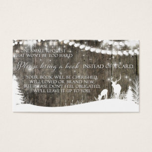 Winter Wonderland Herten & Lichten Boek Kaart