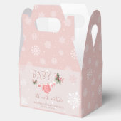 Winter Wonderland Het is koud buiten Baby shower Bedankdoosjes (Geopend)