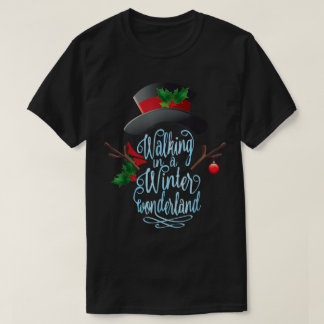 Winter Wonderland Holiday Art T-shirt