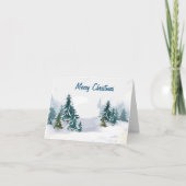 Winter Wonderland Holiday Card Feestdagen Kaart (Voorkant)