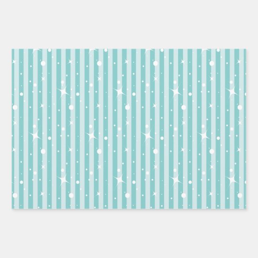 Winter Wonderland Holiday Kerstmis Inpakpapier Vel (Voorkant 3)