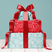 Winter Wonderland Holiday Kerstmis Inpakpapier Vel