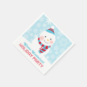 Winter Wonderland Holiday Party Servetten (Hoek)