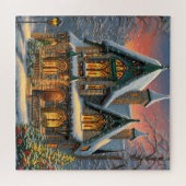 Winter Wonderland House Legpuzzel (Horizontaal)