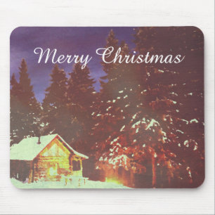 Winter Wonderland Hut Kerstmis Cozy Muismat