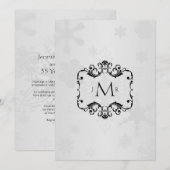 Winter Wonderland Huwelijksjubileum Kaart (Voorkant / Achterkant)