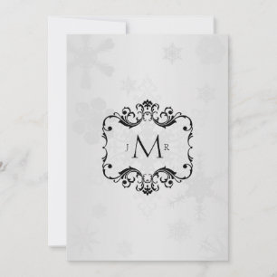 Winter Wonderland Huwelijksjubileum Kaart