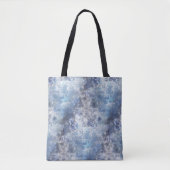 Winter Wonderland ijs en sneeuwvlok patroon Tote Bag (Voorkant)