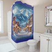 Winter Wonderland in Crested Butte, Colorado Douchegordijn (In situ)