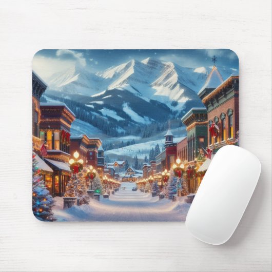 Winter Wonderland in Crested Butte, Colorado Muismat (Met muis)