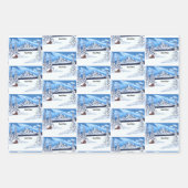 Winter Wonderland Inpakpapier Vel (Voorkant 2)