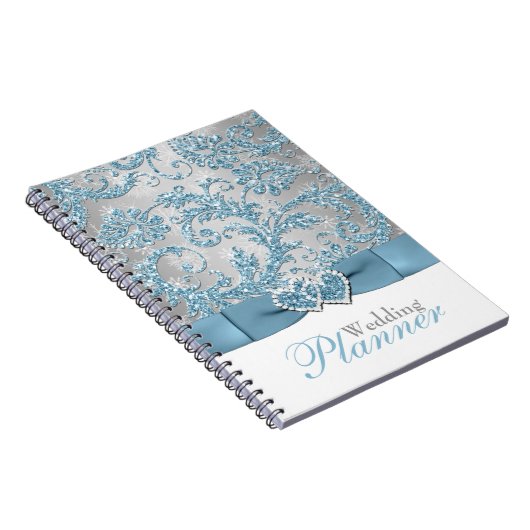 Winter Wonderland, Joined Hearts Bruiloft Notitieb Notitieboek (Rechterzijde)