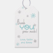 Winter Wonderland Joint Birthday Dank u Cadeaulabel (Voorkant)