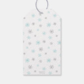 Winter Wonderland Joint Birthday Dank u Cadeaulabel (Achterkant)