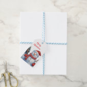 Winter Wonderland Joy Cadeaulabel (Met Touw)