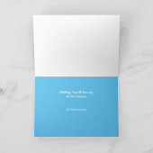 Winter Wonderland Joy of the Season Snowman Feestdagen Kaart (Binnen)