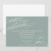 Winter Wonderland Kaart (Voorkant / Achterkant)