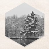 Winter Wonderland Kartonnen Onderzetters (Voorkant)