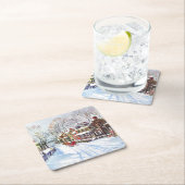 Winter Wonderland Kartonnen Onderzetters (Insitu)