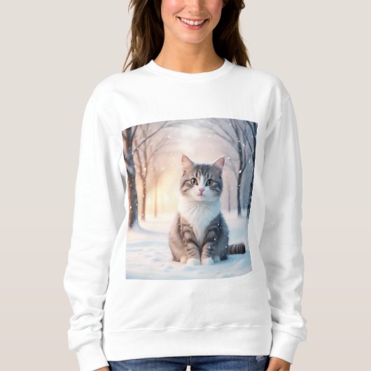Winter Wonderland Kat Trui (Voorkant)