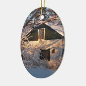 Winter Wonderland Keramisch Ornament (Links)