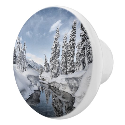 Winter Wonderland Keramische Knop (Rechts)