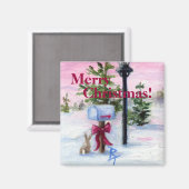 Winter Wonderland Kerst! Magneet (Voorkant / Achterkant)