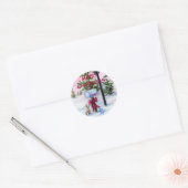 Winter Wonderland Kerst sticker (Envelop)