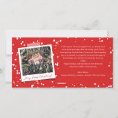 Winter Wonderland kerstbomen en sneeuwfoto's Feestdagenkaart (Achterkant)
