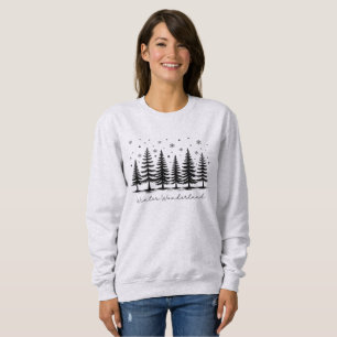 Winter Wonderland Kerstbomen Winter Vakantie Trui