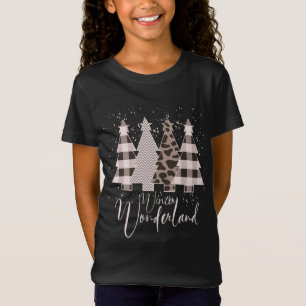 Winter Wonderland kerstboom Buffalo Pset Leo T-shirt