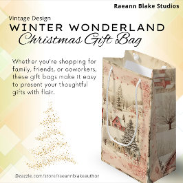  Winter Wonderland Kerstcadeau Tas Klein Cadeauzakje