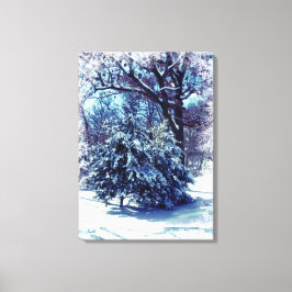 Winter Wonderland kerstcanvas Canvas Afdruk