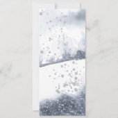 Winter Wonderland Kerstdiner Uitnodiging (Achterkant)