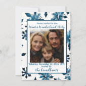 Winter Wonderland Kerstfeest Kaart (Voorkant)