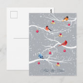 Winter Wonderland kerstFeestdagen Briefkaart (Voorkant / Achterkant)