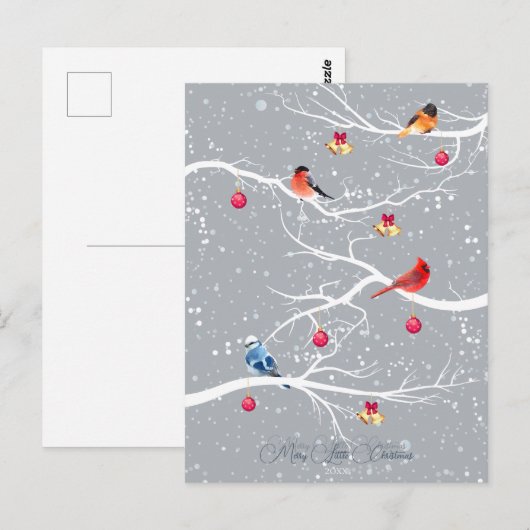 Winter Wonderland kerstFeestdagen Briefkaart (Voorkant / Achterkant)