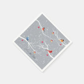 Winter Wonderland kerstFeestdagen Servet (Hoek)