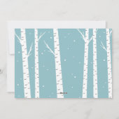 Winter Wonderland-kerstfotokaart Feestdagenkaart (Achterkant)