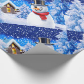 Winter wonderland kerstinpakpapier cadeaupapier (Hoek)