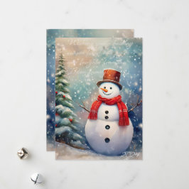 Winter Wonderland kerstkaart