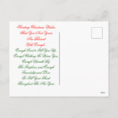 Winter Wonderland kerstkaart Feestdagenkaart (Achterkant)