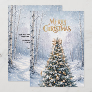 Winter Wonderland Kerstkaart Kaart