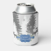 Winter Wonderland Kerstkoeler - Blauw Blikjeskoeler (Blikje Achterkant)