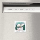 Winter Wonderland - Kerstman Magneet (Insitu (Vaatwasser))