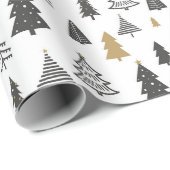 Winter Wonderland Kerstmis Cadeaupapier (Rol Hoek)