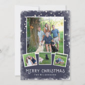  Winter Wonderland Kerstmis Fotocollage Feestdagenkaart (Voorkant)